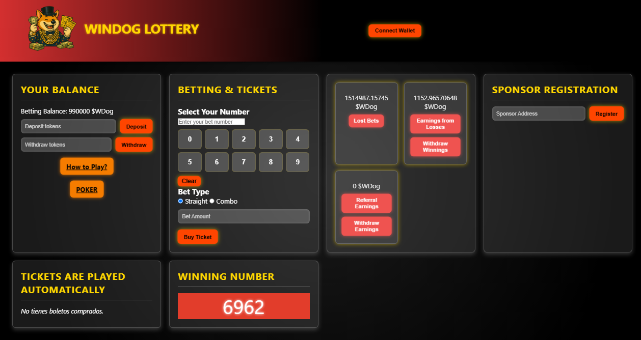 Lottery Button